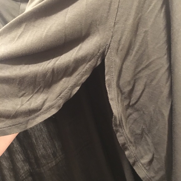 Adorable Oversized Olive T-Shirt Dress - Picture 5 of 5